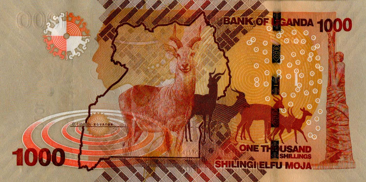 Uganda 1000 2017 UNC P-49/e